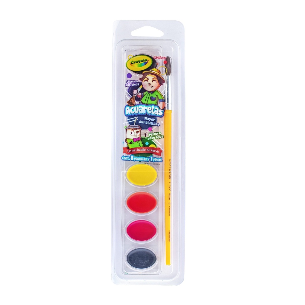 ACUARELA CRAYOLA C/8 COLORES