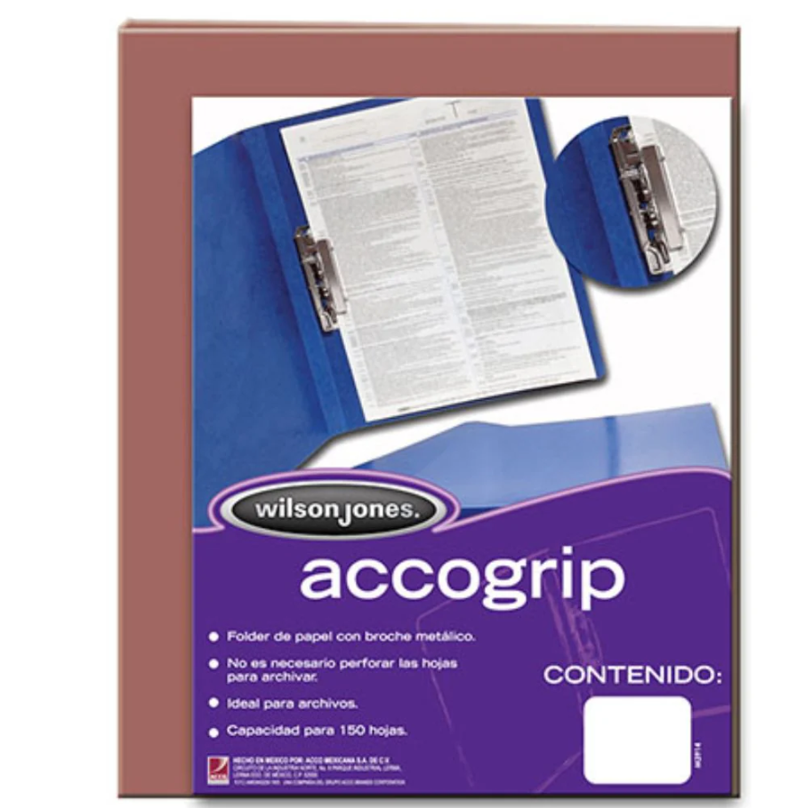 [ACCP0968] ACCOGRIP T/C NP CAOBA  C/4PZA