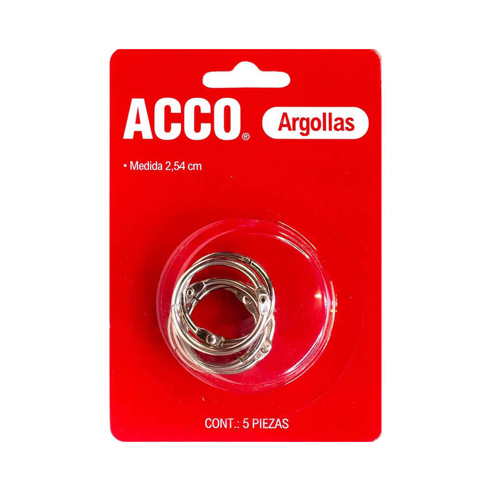 [ACCP1109] ARGOLLA ACCO 2.54 CM C/5 PZ