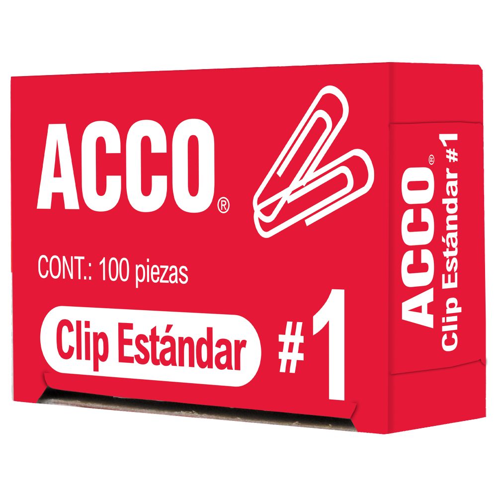 [ACCP1650] CLIP ACCO ESTANDAR #1 C/100PZA