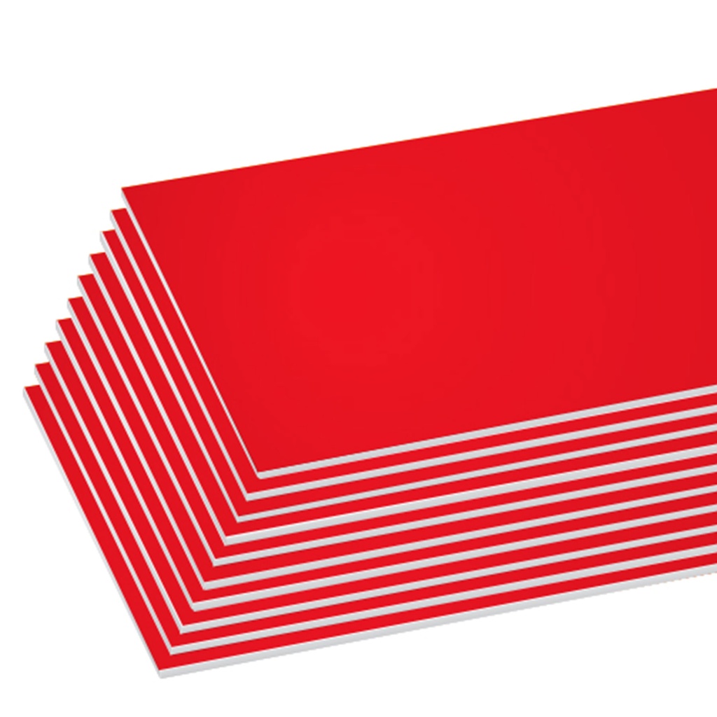 [BAZ59025] CARTULINA FOAMBOARD ROJA 20"X30"
