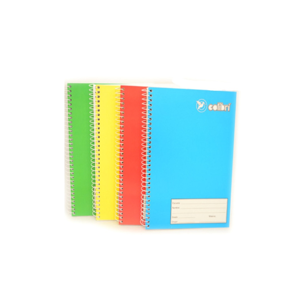 [8A2030] CUADERNO COLIBRI FRANCES ESPIRAL C/100H BLANCO