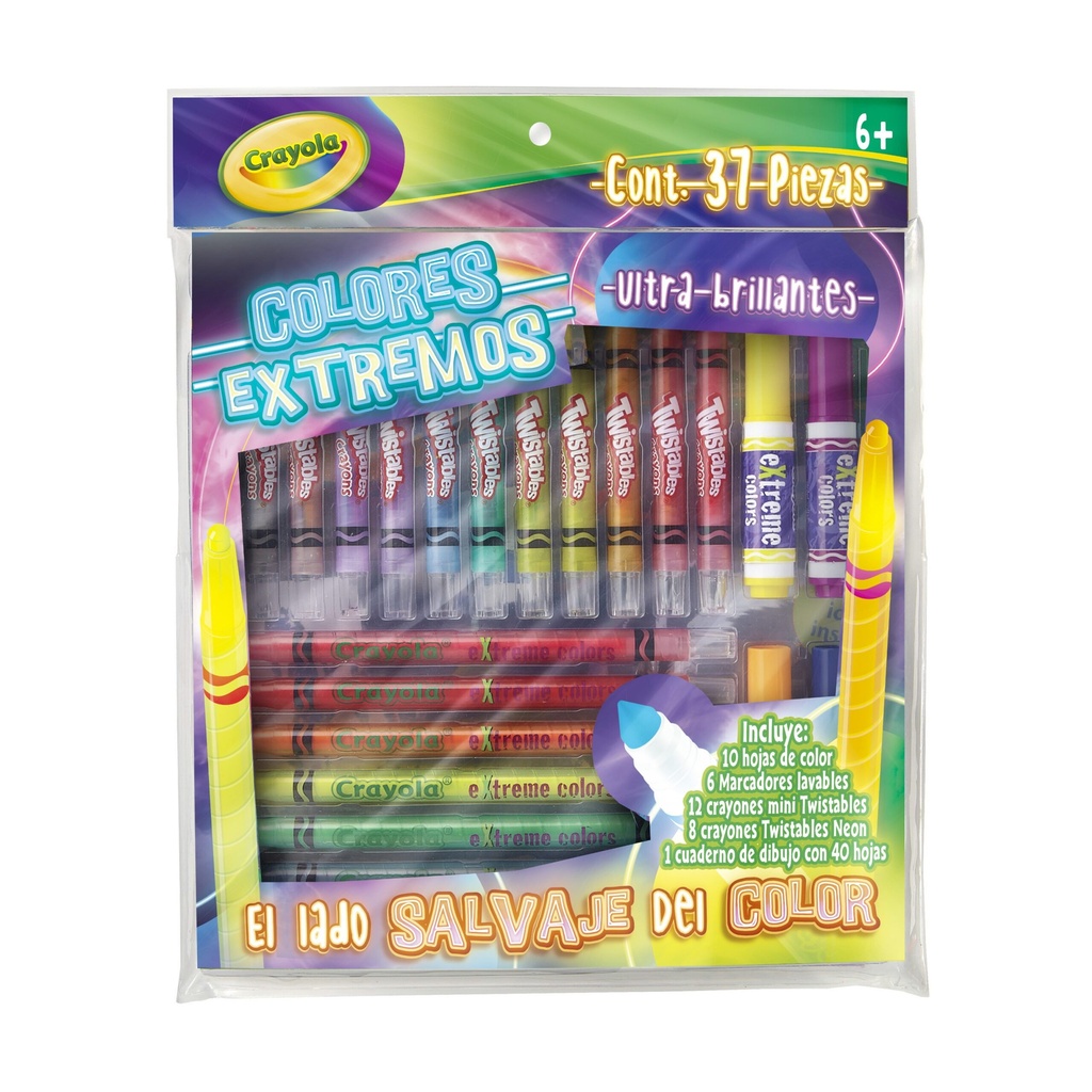[CYO045716] SET CRAYOLA CREATIVO TWISTABLES EXTREM C/27PZAS