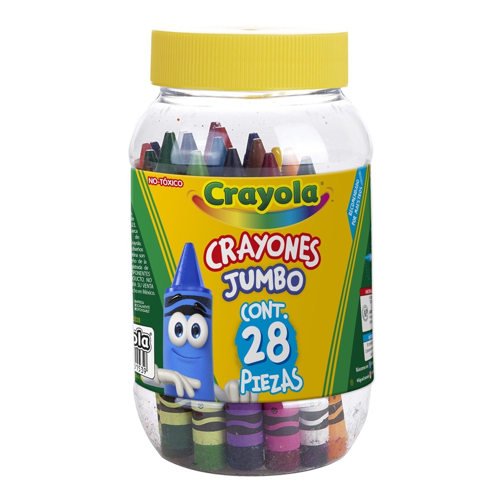[CYO520328] COLORES CRAYOLA JUMBO C/28