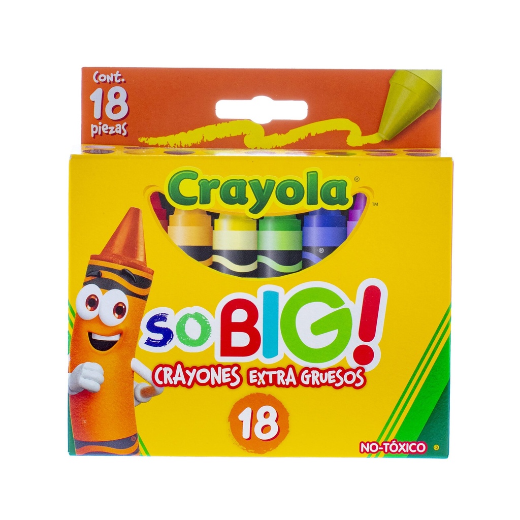 COLORES CRAYOLA SOBIG C/18 PZA