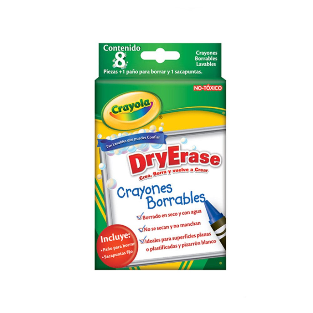 [CYO528000002] CRAYONES BORRABLES P/PIZARRON BLANCO