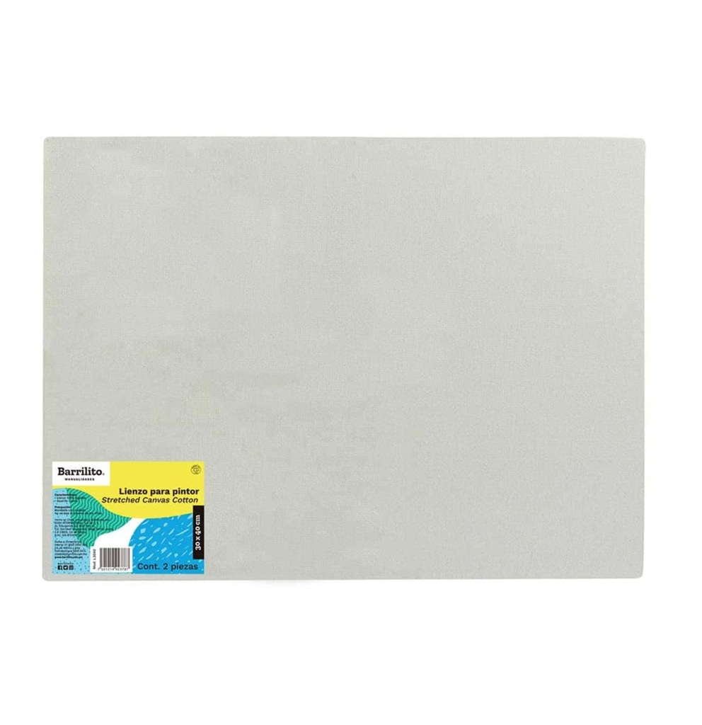 [GOBL3040] Lienzo para pintor 30x40cm 2 pzas