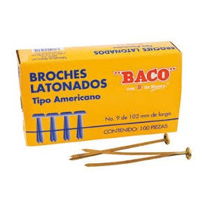 [7501174919554] BROCHE BACO LATONADO T.AMERICANO #9