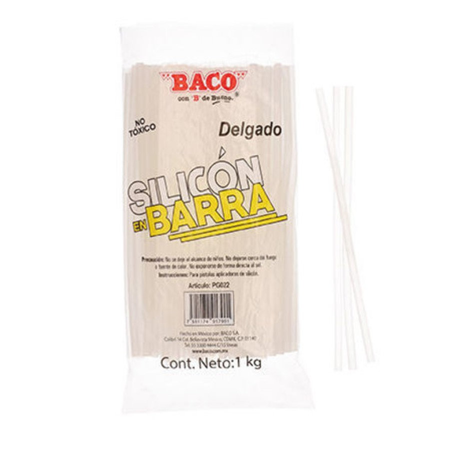 [BCOPG022] SILICON BACO EN BARRA 7 MM KILO