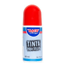 TINTA P/SELLOS ROJA BACO