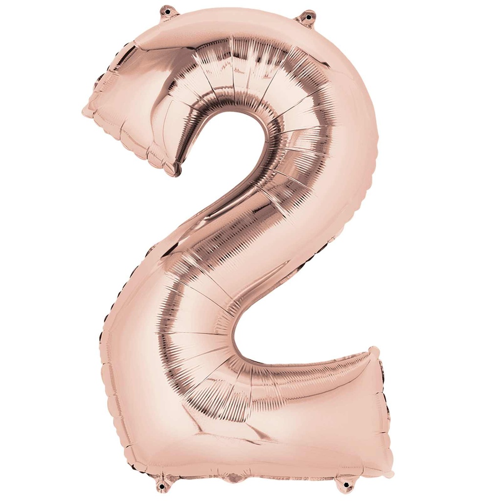 34 NUMBER #2 ROSA GOLD SUPER SHAPE