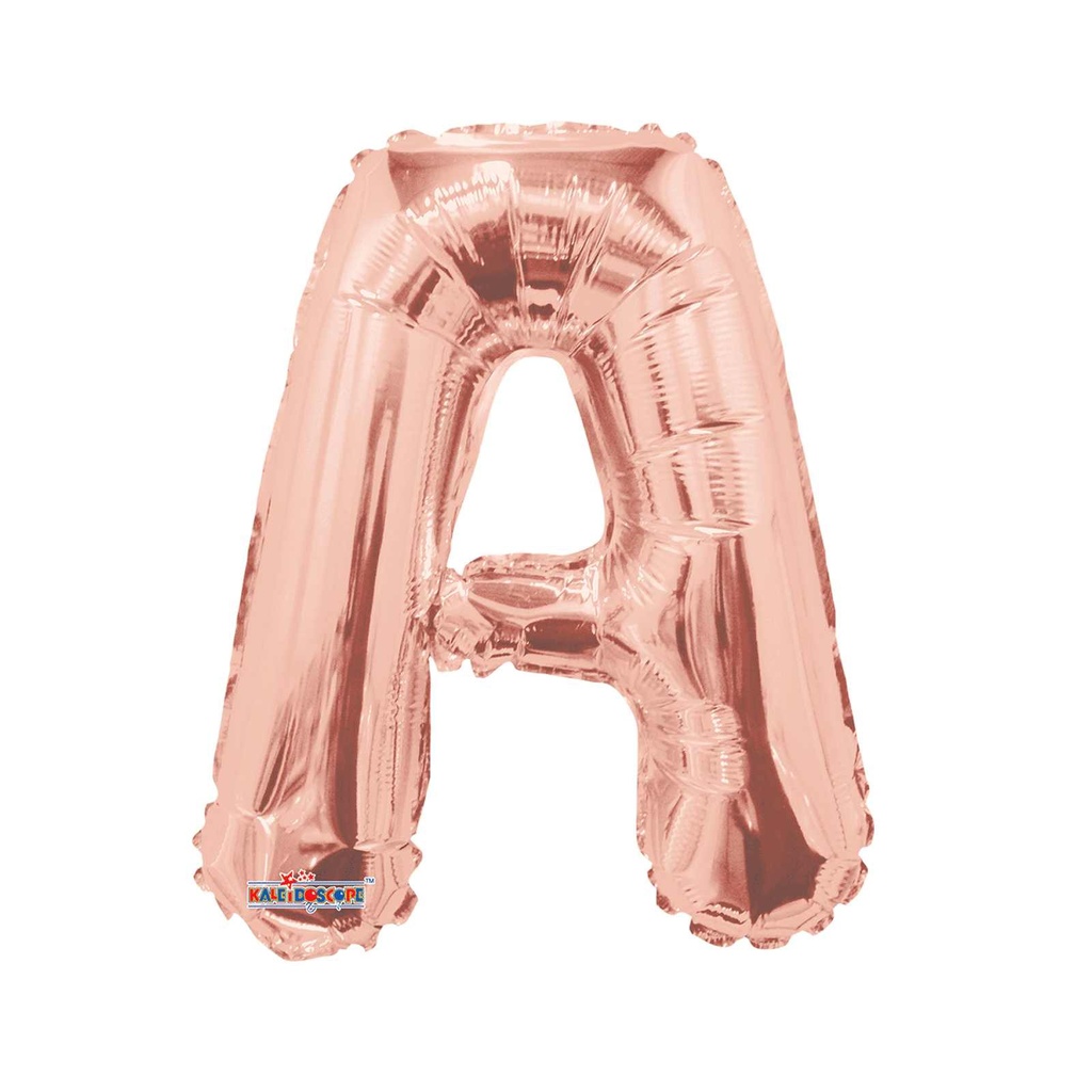 14 LETRA #A ROSE GOLD MINI SHAPE