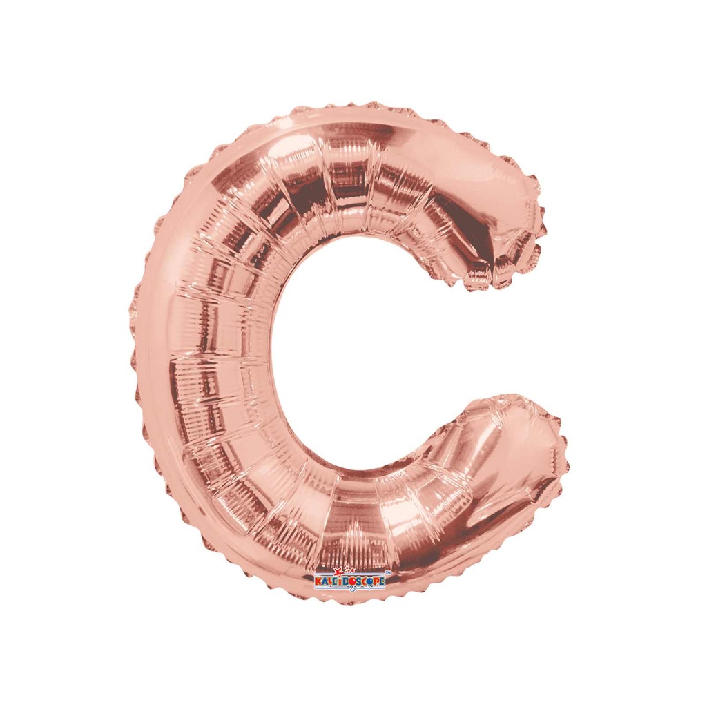 14 LETRA #C ROSE GOLD MINI SHAPE