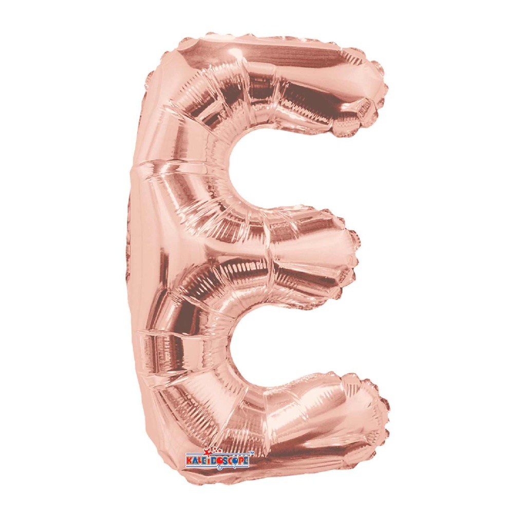 14 LETRA #E ROSE GOLD MINI SHAPE