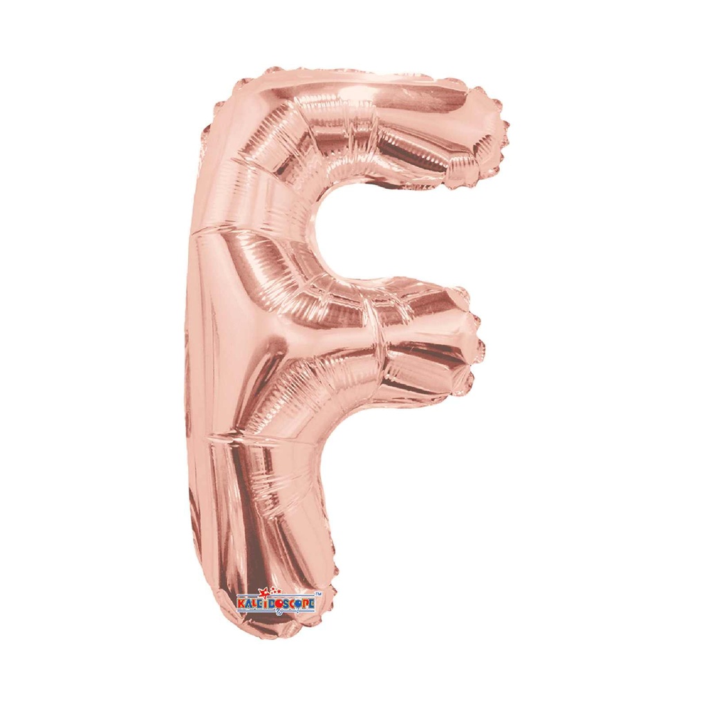 [CONV15655/14] 14 LETRA #F ROSE GOLD MINI SHAPE