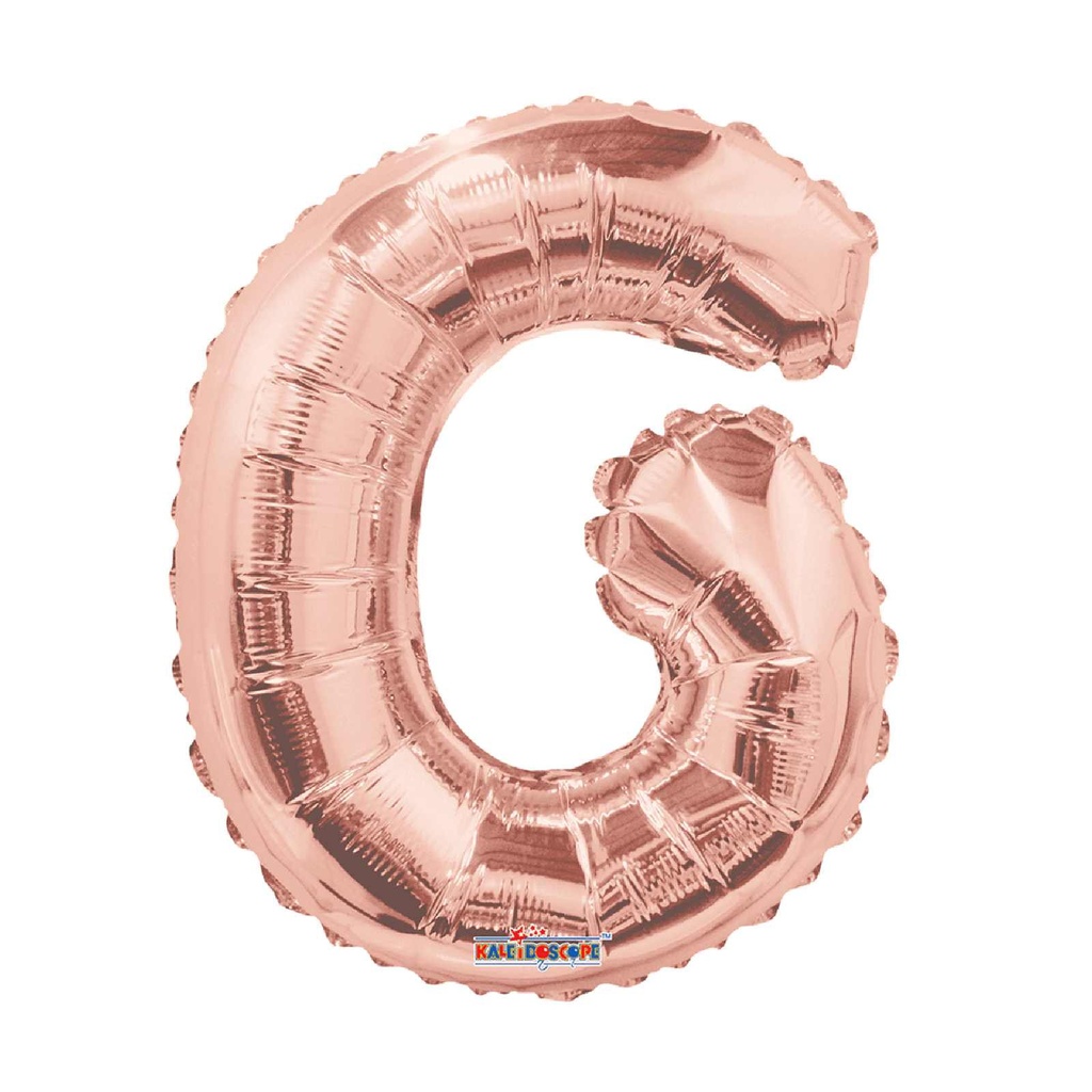 14 LETRA #G ROSE GOLD MINI SHAPE