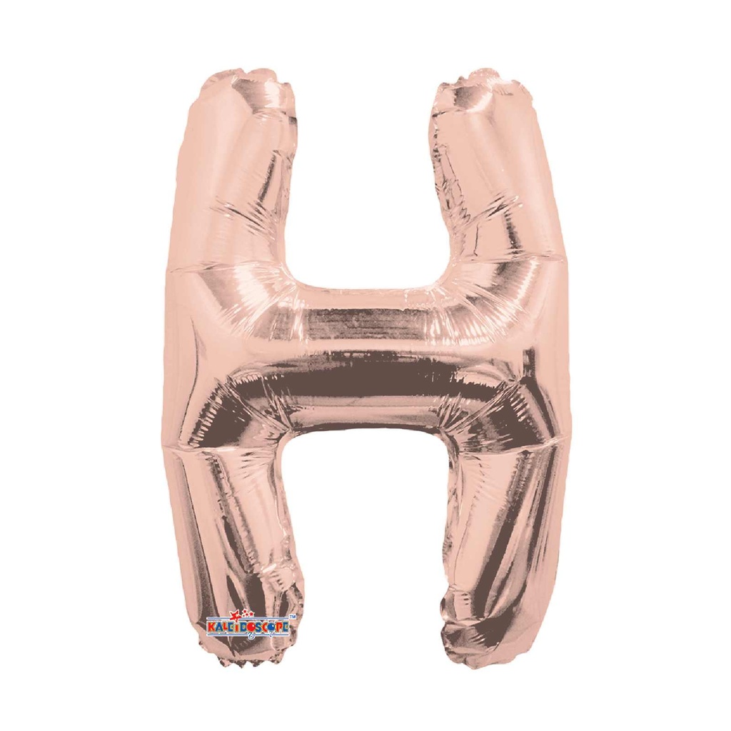 14 LETRA #H ROSE GOLD MINI SHAPE