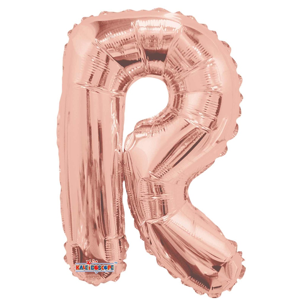 14 LETRA #R ROSE GOLD  MINI SHAPE