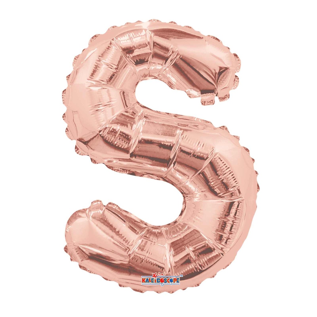 14 LETRA #S ROSE GOLD MINI SHAPE