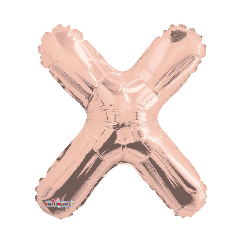 14 LETRA #X ROSE GOLD MINI SHAPE