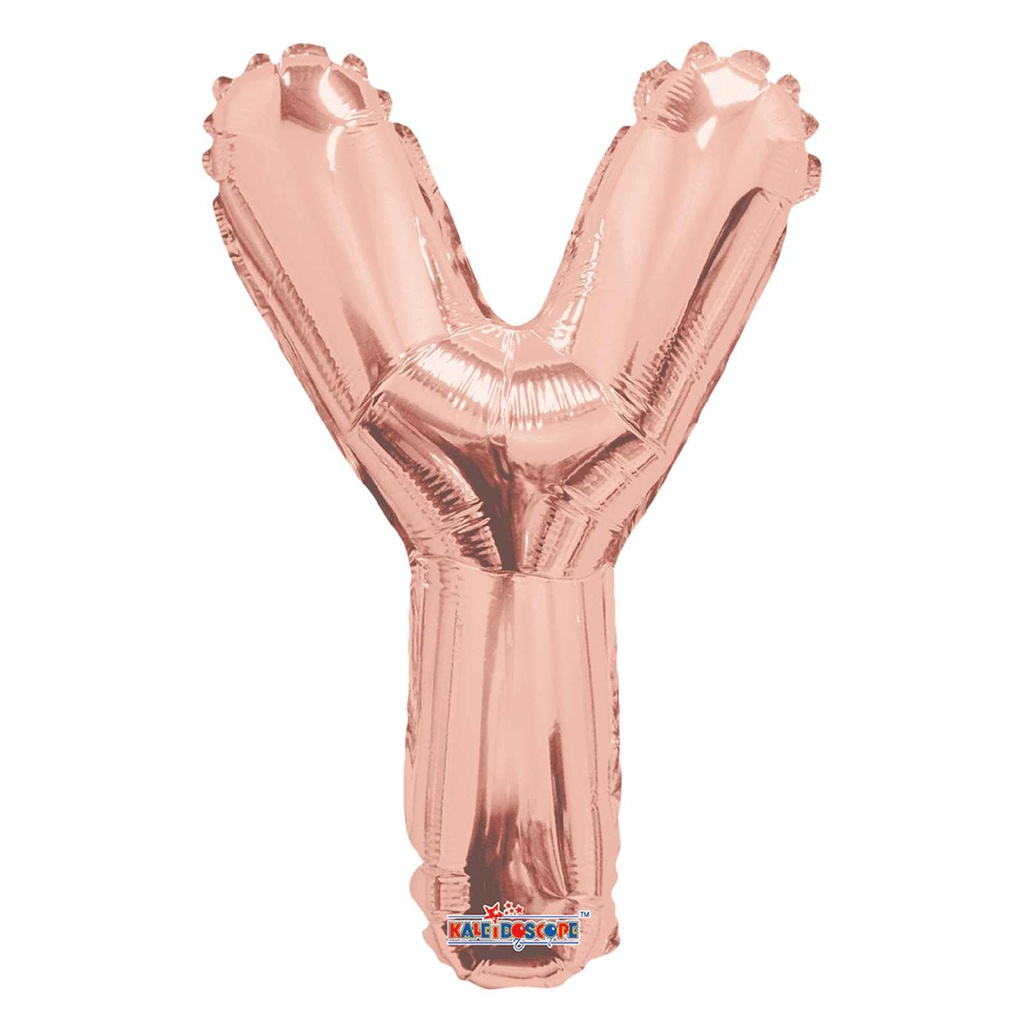 14 LETRA #Y ROSE GOLD MINI SHAPE