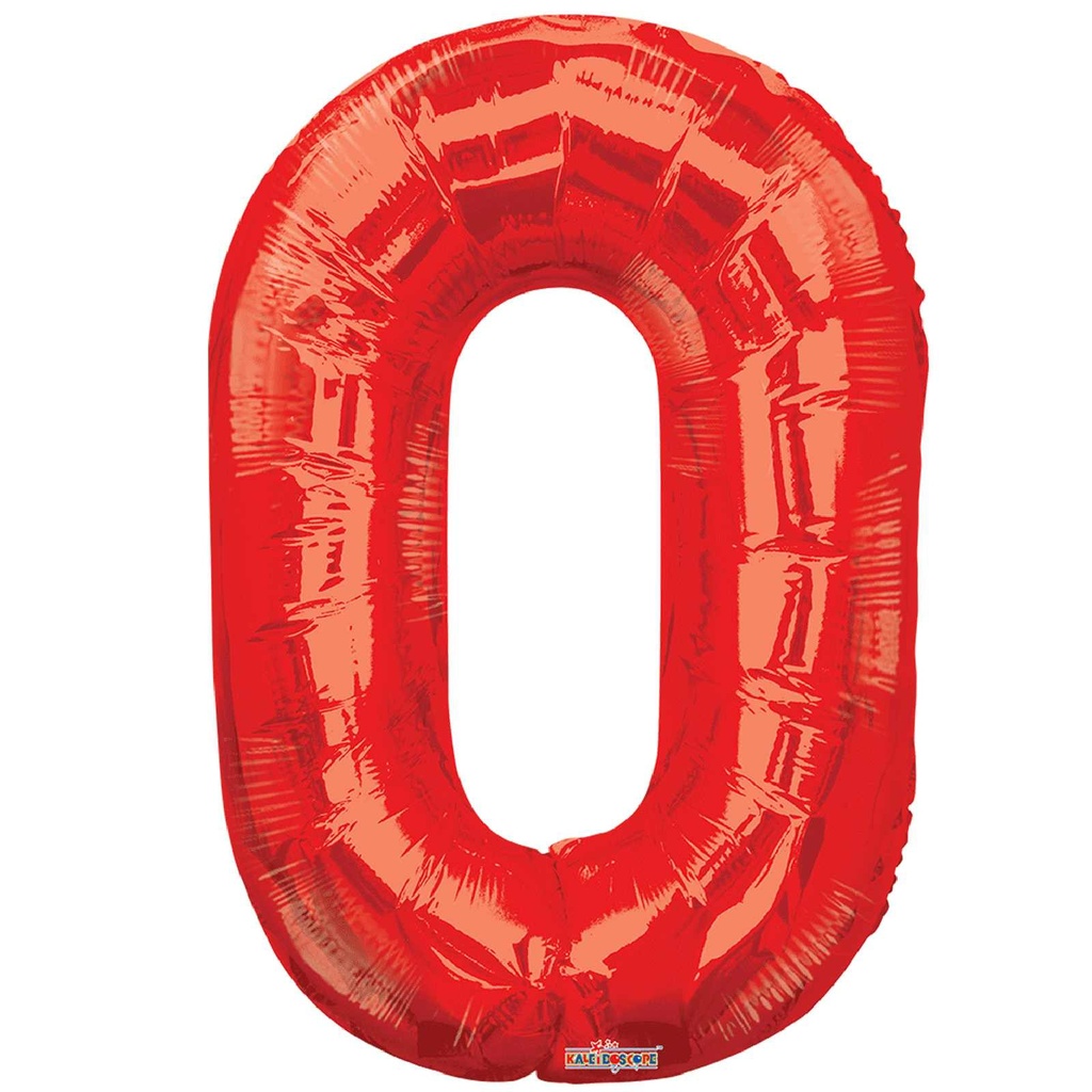 34 NUMBER #0 RED SHAPE SUPER SHAPE