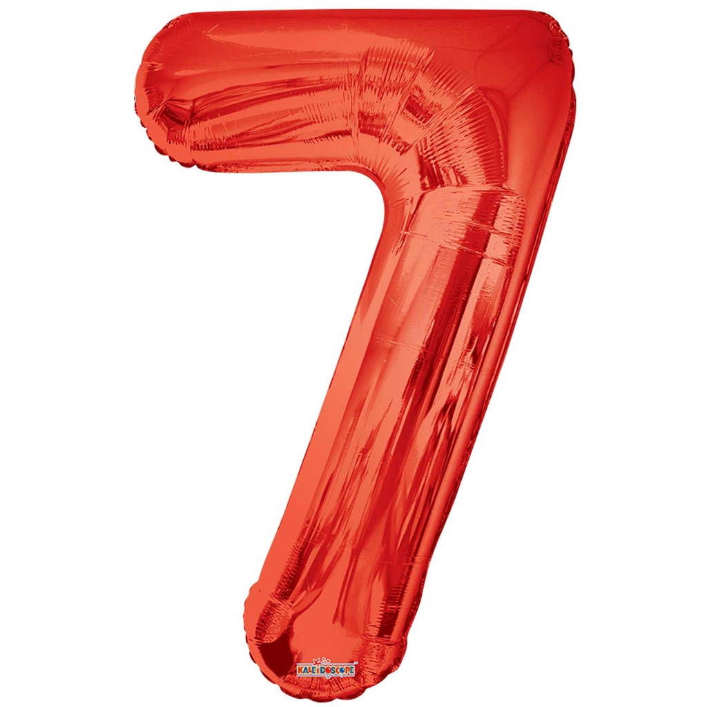 34 NUMBER #7 RED SHAPE SUPER SHAPE
