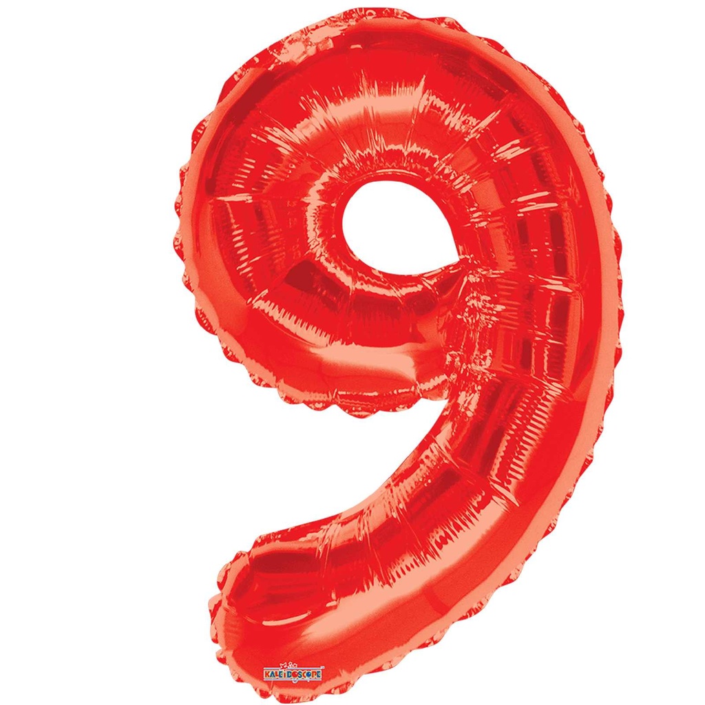 34 NUMBER #9RED SHAPE SUPER SHAPE