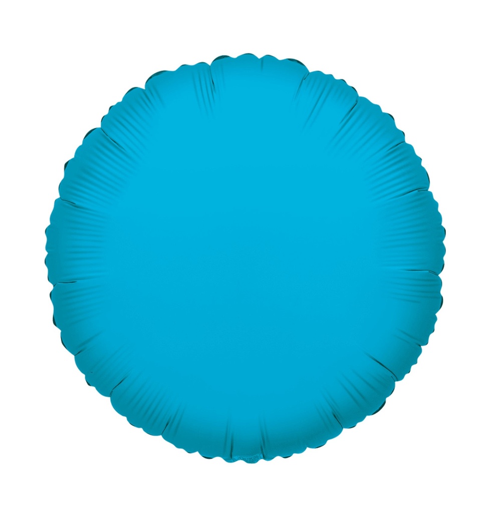 [CONV17906/18] 18 SOLIDO REDONDO AZUL TURQUESA STANDARD