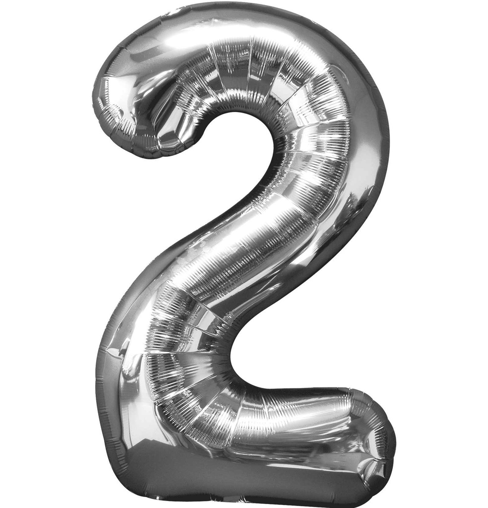 34 NUMBER #2 SILVER SHAPE SUPER SHAPE