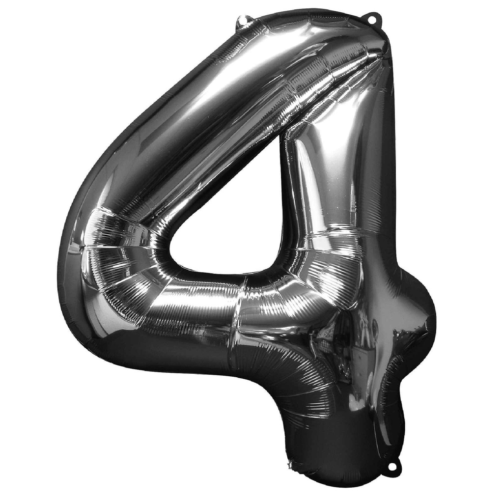 34 NUMBER #4 SILVER SHAPE SUPER SHAPE