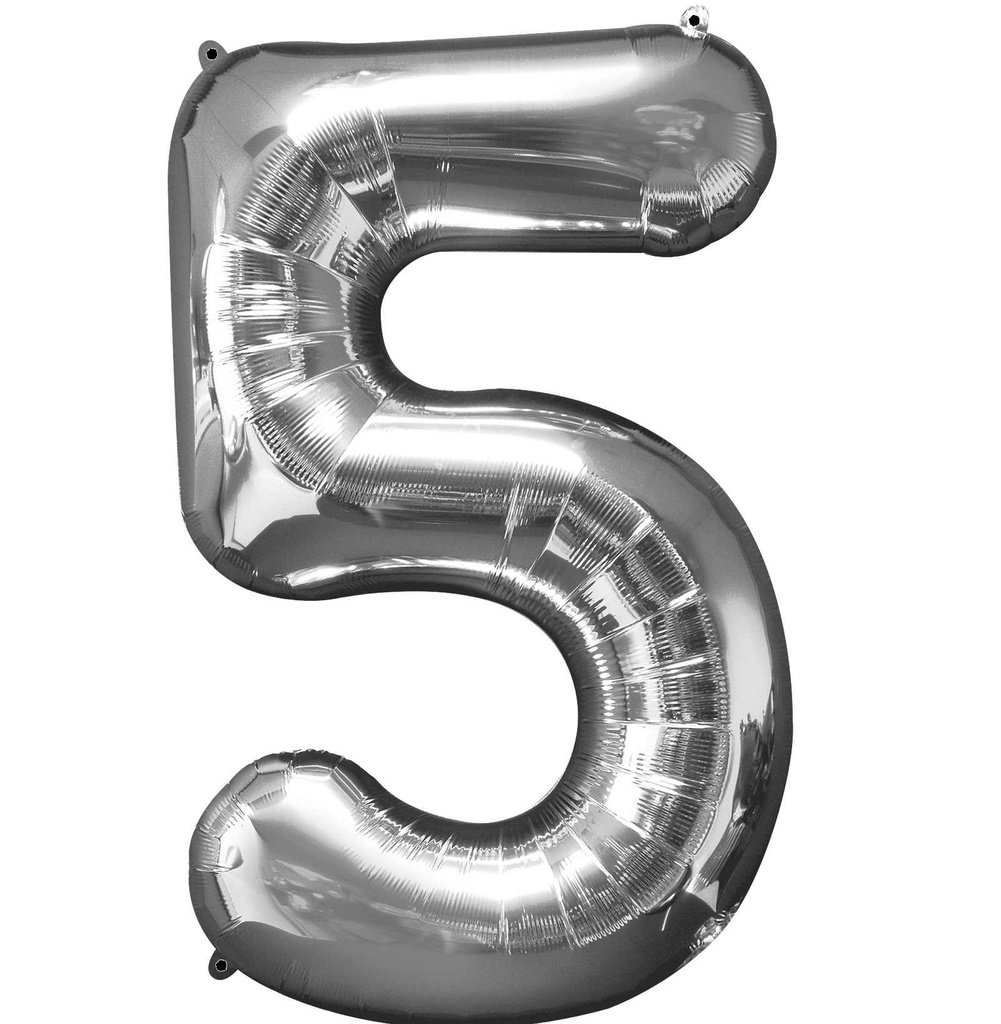 34 NUMBER #5 SILVER SHAPE SUPER SHAPE