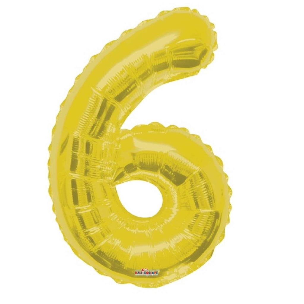 34 NUMERO #6 GOLD SHAPE SUPER SHAPE