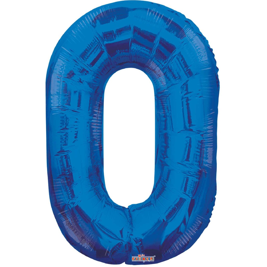 34 NUMBER #0 ROYAL BLUE SHAPE SUPER SHAPE