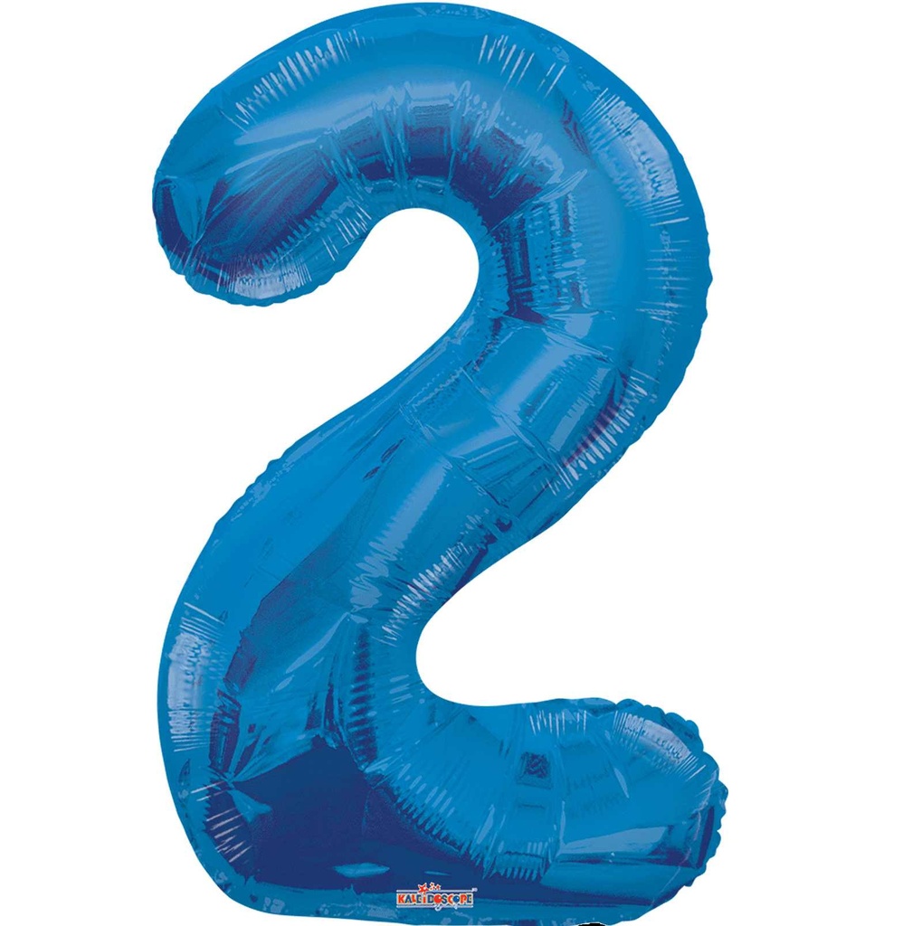 34 NUMBER #2 ROYAL BLUE SHAPE SUPER SHAPE