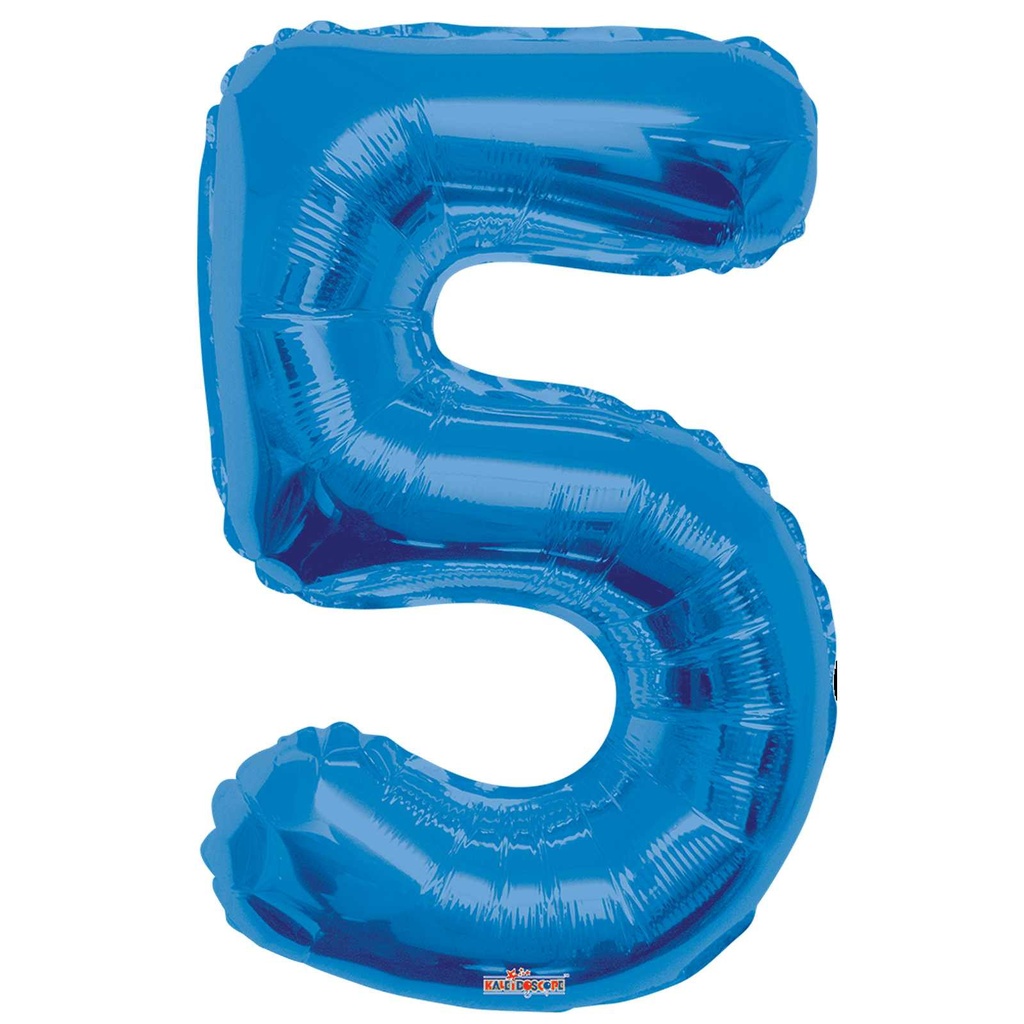 34 NUMBER #5 ROYAL BLUE SHAPE SUPER SHAPE