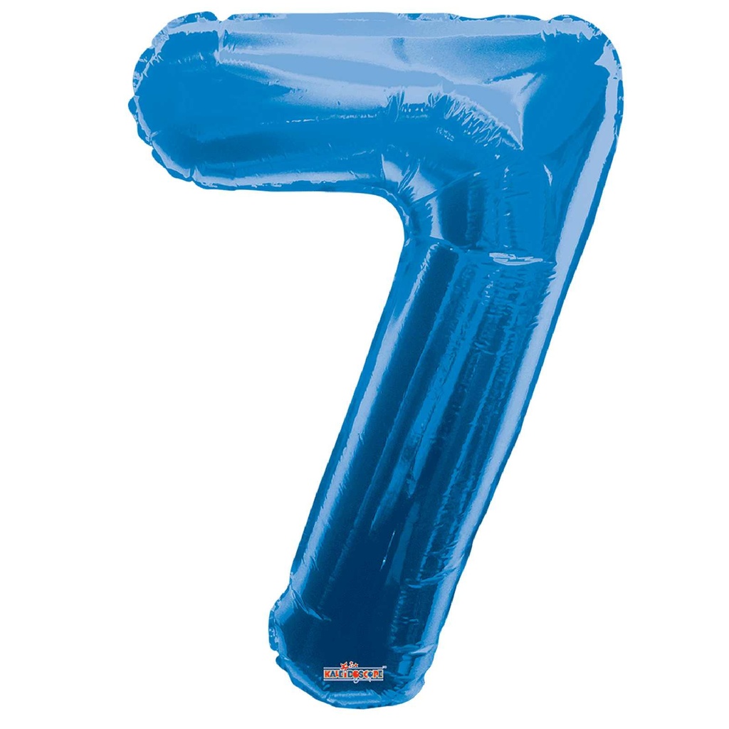 34 NUMBER #7 ROYAL BLUE SHAPE SUPER SHAPE