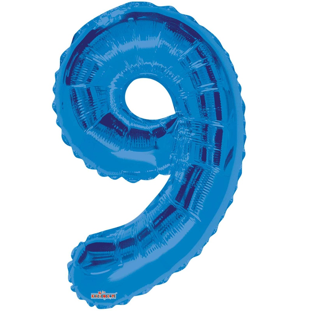 34 NUMBER #9 ROYAL BLUE SHAPE SUPER SHAPE