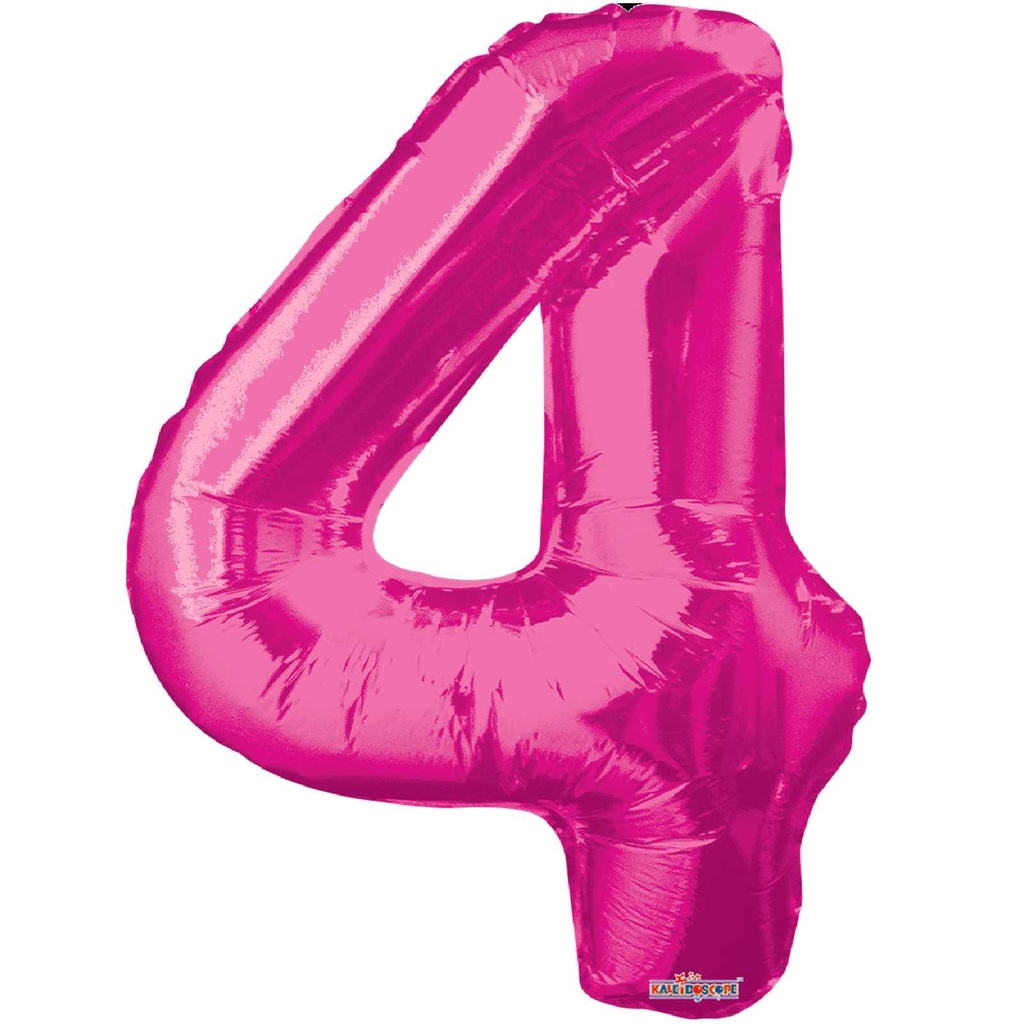 34 NUMBER #4 PINK SHAPE SUPER SHAPE
