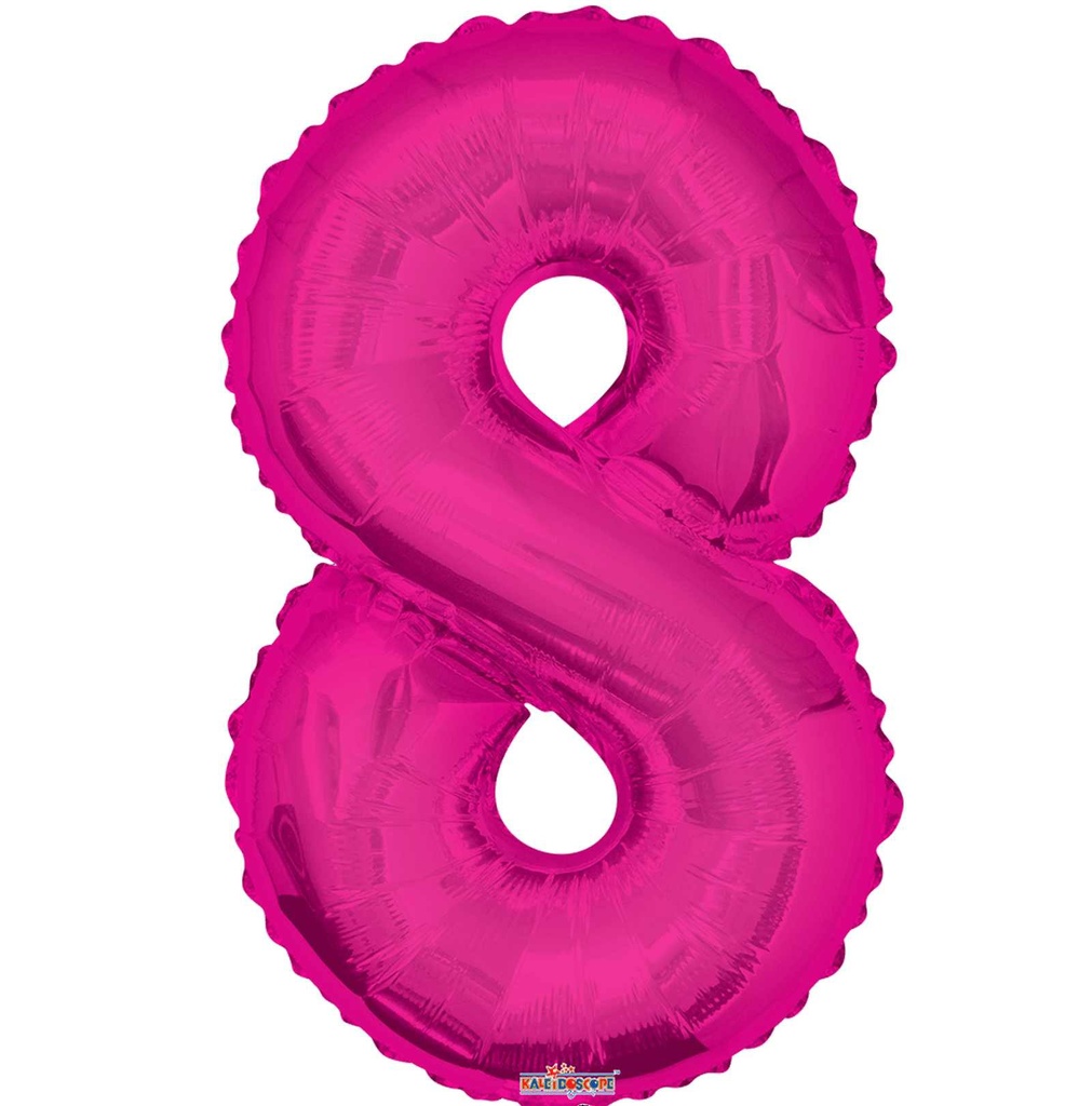 34 NUMBER #8 PINK SHAPE SUPER SHAPE