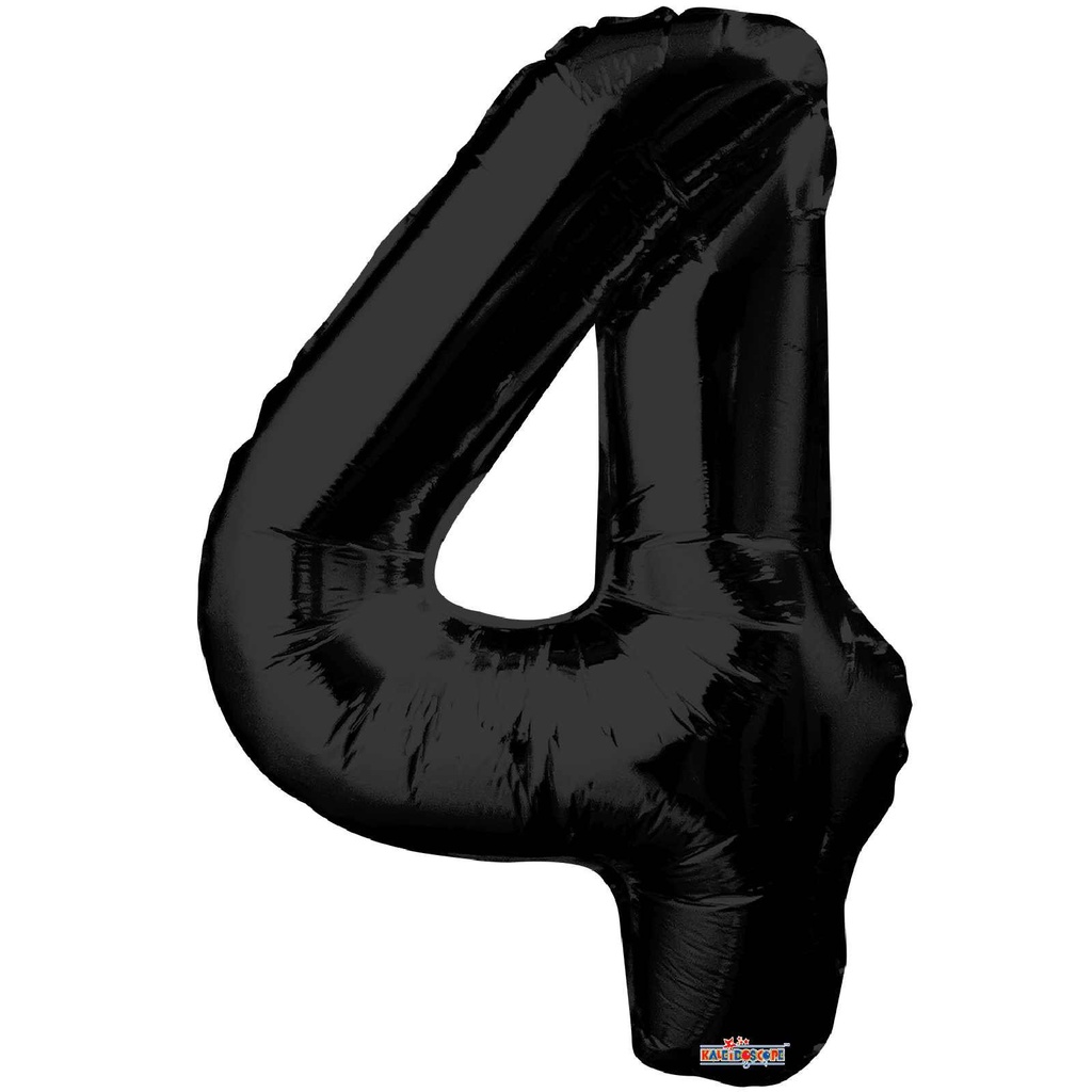34 NUMBER #4 BLACK SHAPE SUPER SHAPE