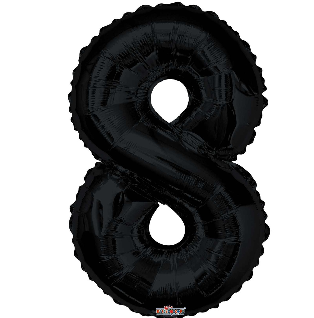34 NUMBER #8 BLACK SHAPE SUPER SHAPE