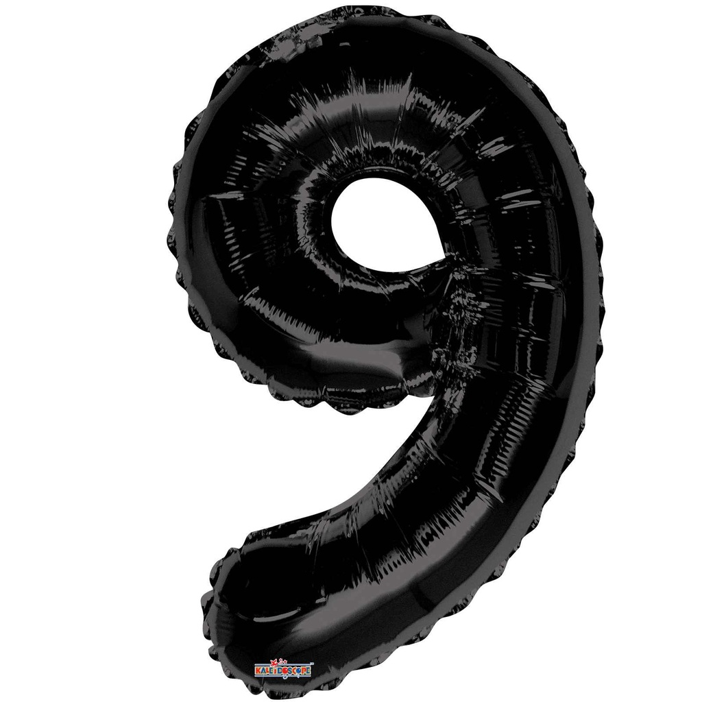 34 NUMBER #9 BLACK SHAPE SUPER SHAPE