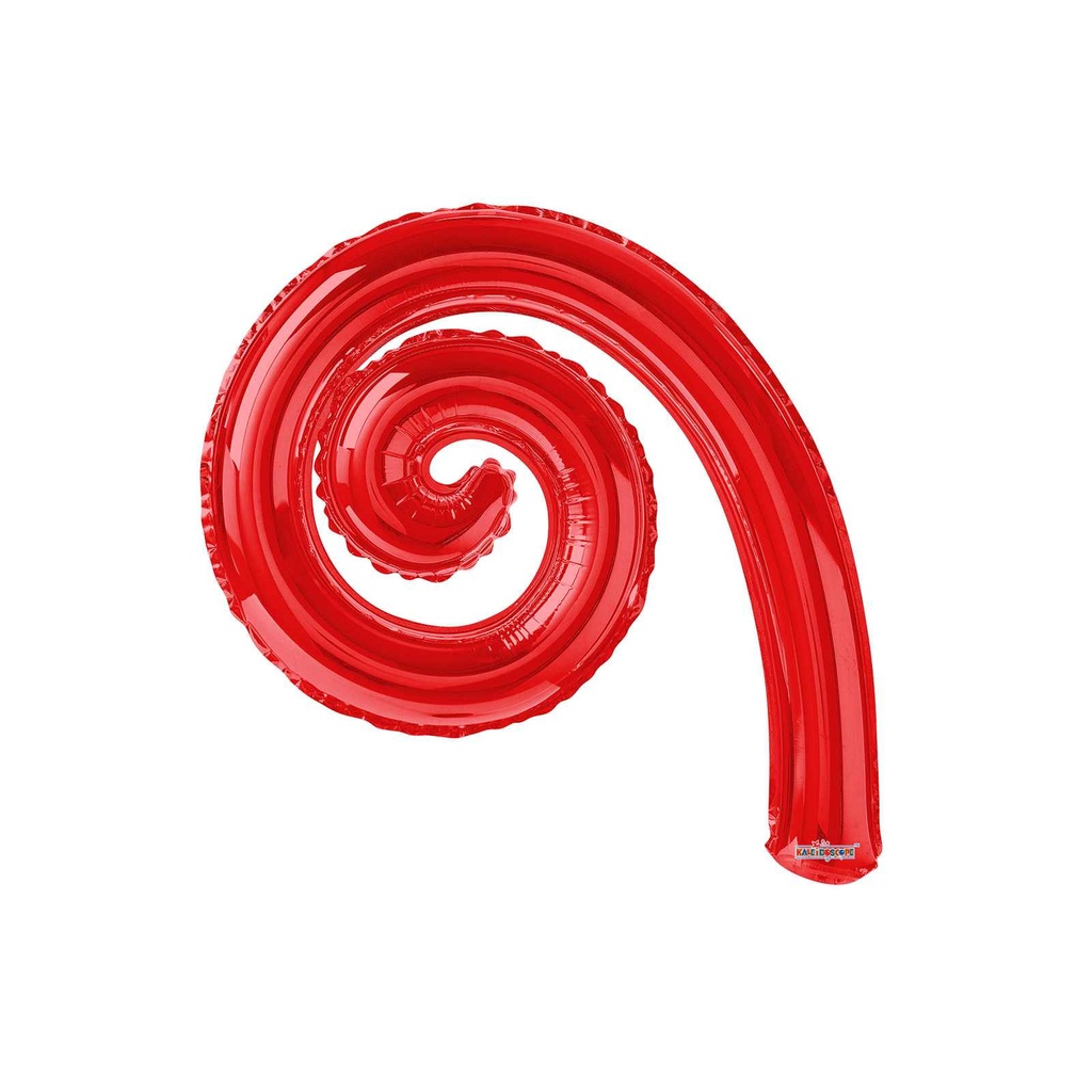 14 CURLY SPIRAL RED MINI SHAPE