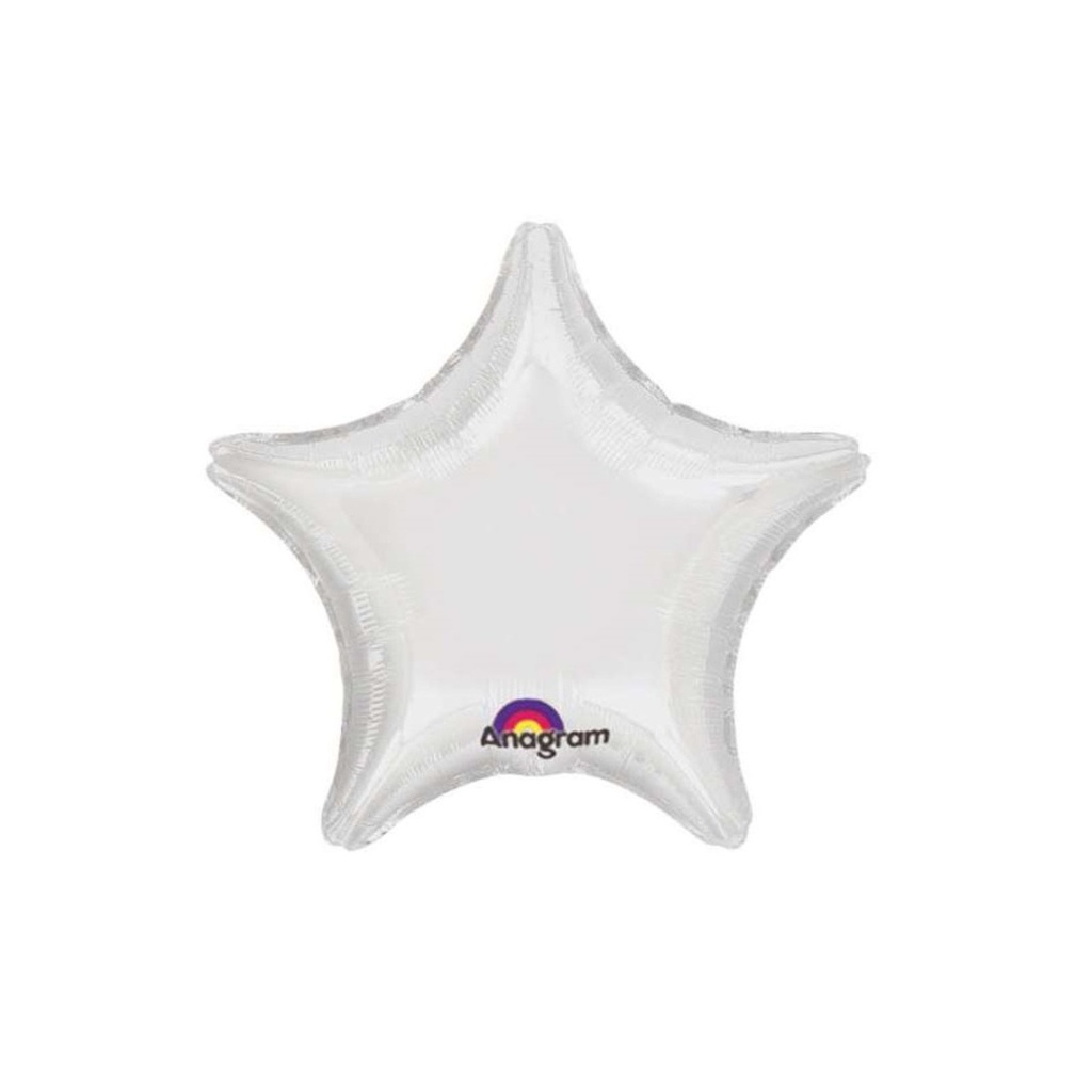 [CONV24346/09] GLOBO 9 BLANCO ESTRELLA STANDARD