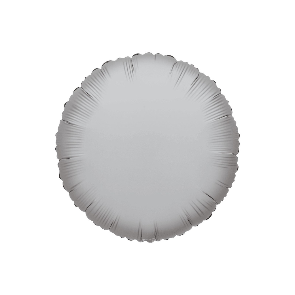 GLOBO #9 REDONDO PLATA STANDARD