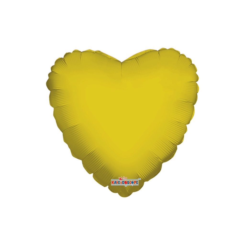 GLOBO CORAZÓN DORADO STANDARD