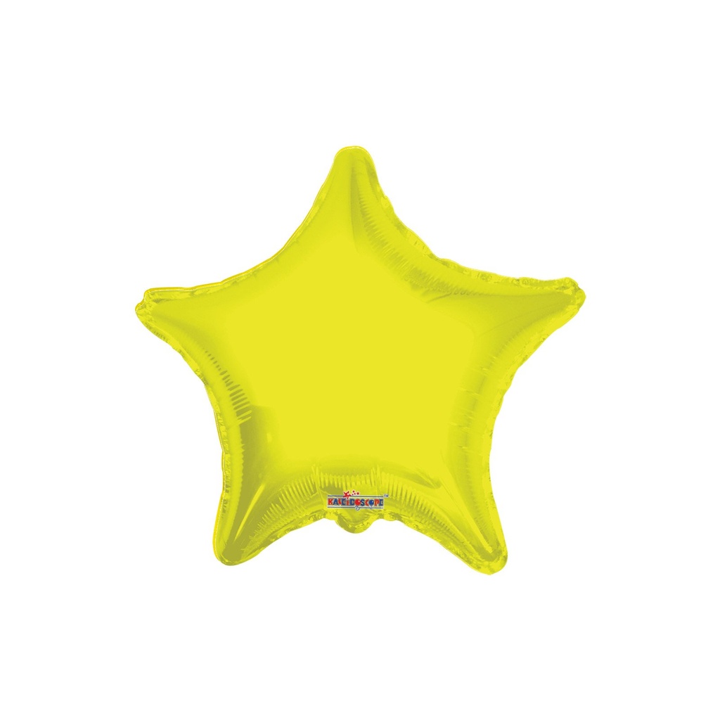 GLOBO 22 ESTRELLA AMARILLO LIMÓN STANDARD