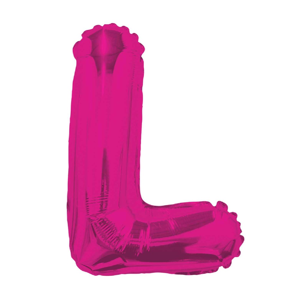 14 LETRA #L MAGENTA MINI SHAPE