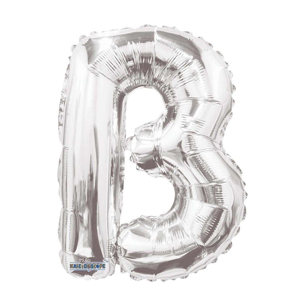 14 LETRA #B PLATA MINI SHAPE